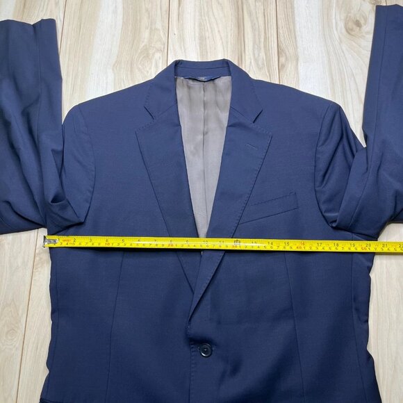 346 Brooks Brothers Mens Blue Explorer Fitzgerald Fit Sport Coat Blazer Size 42R - Picture 13 of 13